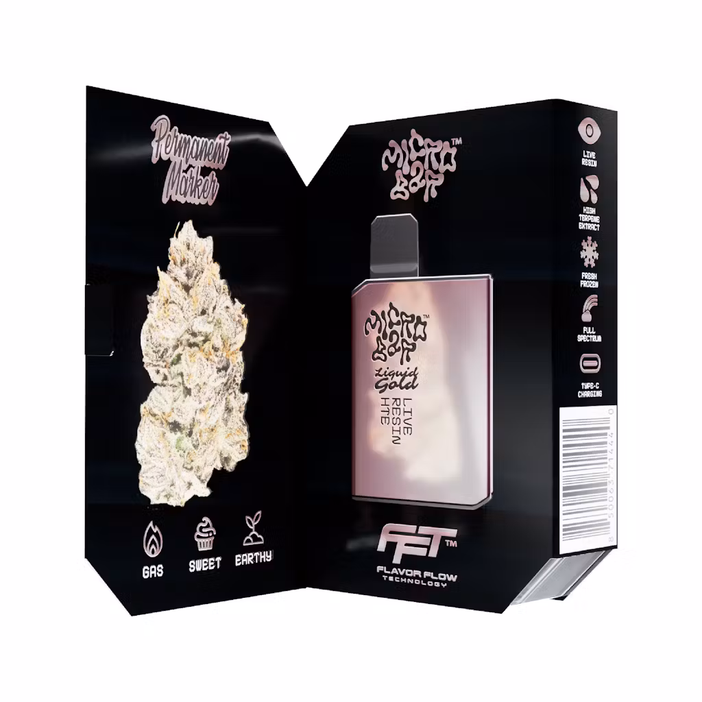 Permanent Marker (Hybrid) - Liquid Gold Live Resin 1g AIO
